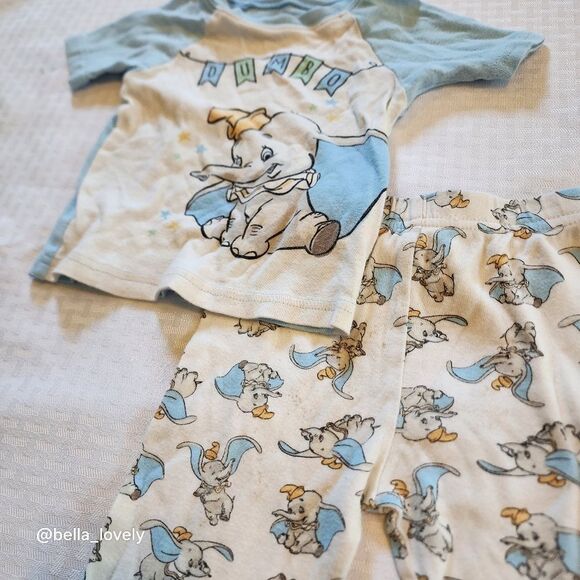 🏖 24M Disney Dumbo Pajama 2 Piece Set - Picture 2 of 2